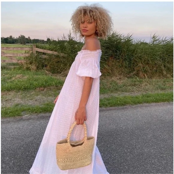 HILL HOUSE The Caroline Nap Dress White | Nightgown size S - Picture 2 of 9